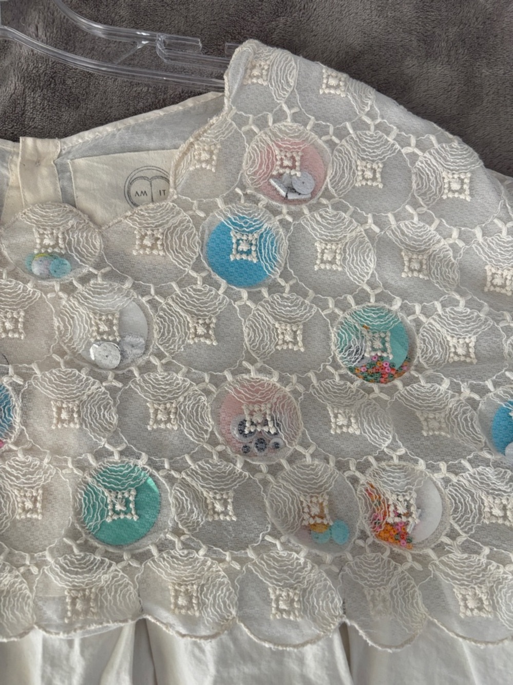 Amid Aggarwal Carousel Lace Swing Top Size 14 By Anthropologie - Picture 7 of 16